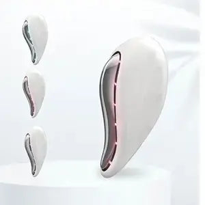 Perk G.O.A.T Smart Electric Gua Sha Handheld Face Massager Machine For Facial | EMS Technology with LED Purple, Blue & Red Light Therapy for Face