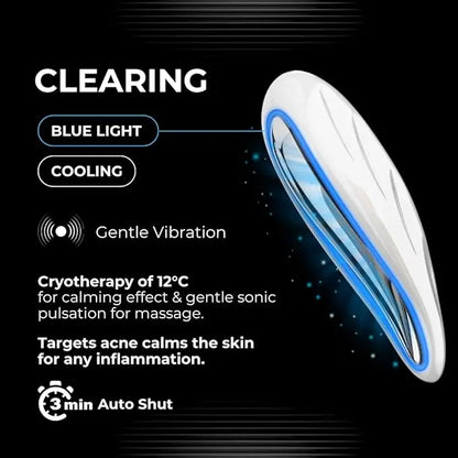 Perk G.O.A.T Smart Electric Gua Sha Handheld Face Massager Machine For Facial | EMS Technology with LED Purple, Blue & Red Light Therapy for Face